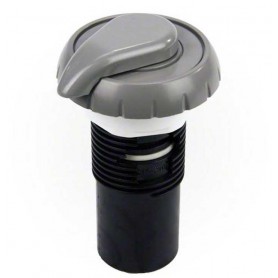 1" top access air control, notched style, grey