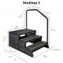 Zwemspa Trap ModStep 4  (Zwart)