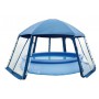 Pool house afmeting: 433x500x250 cm