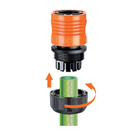 Claber Koppeling voor slang x klik met waterstop ½" 8603
